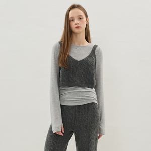 [정가109,000]코르셋 케이블 뷔스띠에 탑 OE5WVA130