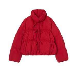 [정가499,000]리본장식 시보리 다운점퍼 OE5WMA740