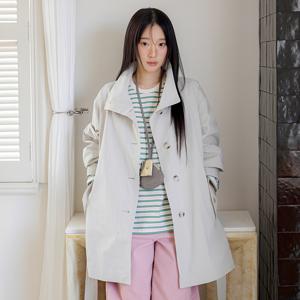 [정가329,000]하이넥 싱글 트렌치코트 OW6SR2100