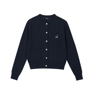 우먼스 린넨 가디건 1921 다크네이비