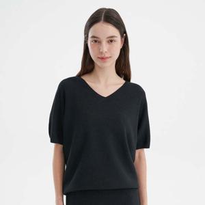 [최초가 79,000원] 에어니트 V넥 반팔티셔츠_ST3100