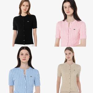 [본사공식] 케이블 반팔 가디건 AF013E-55G