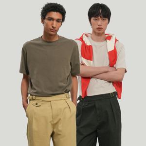 스티치 반팔 티셔츠 [4COL] / GF1MTS003