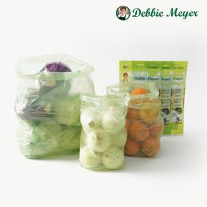 그린백 과일 야채 신선보관 비닐백 2L + 4L + 6L 3세트 15p