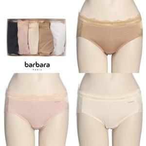 [롯데백화점](언더웨어)](이월)데일리 5종set 앞 레이스 햄라인 여성팬티 세트ABP5089S