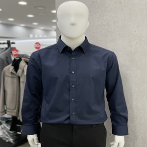 115사이즈 셔츠 남자 레이온(인견) 혼방 소프트 스판사 기본 셔츠 정장 와이셔츠 2컬러 410_JK