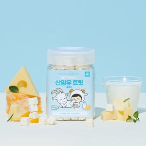 동결건조 유산균 산양유트릿 플레인 60g 강아지 고양이간식