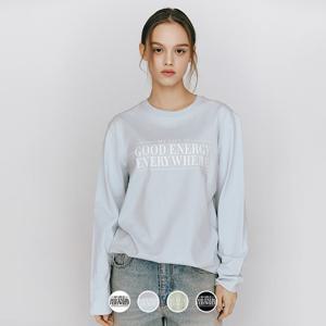 395501 여 그래픽 긴팔티 (굿에너지)