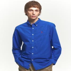 남성 [[24FW]] HZSH4C101B3 [반값블루 솔리드 옥스포드 셔츠