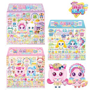 캐치티니핑 시즌5 쥬얼데코 코디스티커 3종 옷입히기 놀이 다꾸 하츄핑 오로라핑 꾸미기 종이인형 장난감