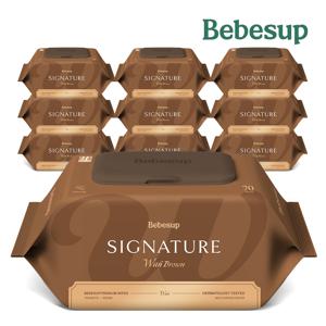 시그니처 위드 브라운 물티슈 70매 캡 10팩 베스트셀러