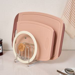 마이키친 스텐 멀티꽂이 도마 냄비뚜껑