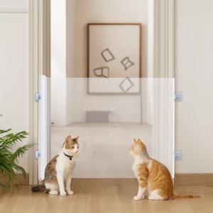 강아지 울타리 펜스 베란다 방묘문 애견 펫도어 가림막 2컬러 강아지울타리 방묘문 강아지안전문