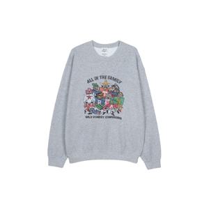 남녀공용 FG-FAMILY 맨투맨셔츠 헤더그레이