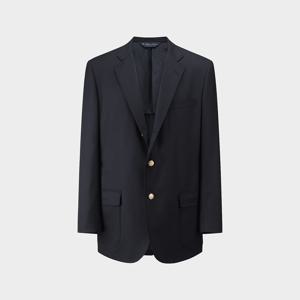 트레디셔널핏 싱글 3버튼 금장 색 블레이저 (네이비) (BBJBMNZ502)