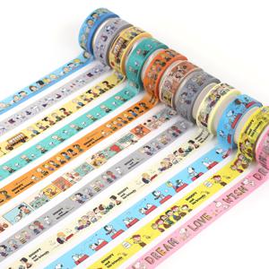 피너츠 스누피와 친구들 마스킹 테이프 (3종 랜덤)