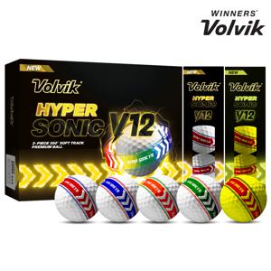 골프공 하이퍼 소닉 V12 소프트 트랙 360도 고반발  3피스