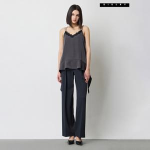 메이슨 레이스 배색 슬리브리스 SAWS02511