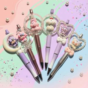 볼꾸 볼펜 펜 꾸미기 펜꾸 만들기 키트 세트 [SNS 인기폭발 DIY 재료 파츠 비즈 귀여운 파스텔 감성 방과후 위클래스 2종]