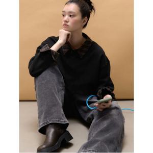 저지라이크 파라슈트 데님  그레이 (356121CMO3)