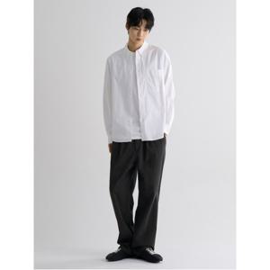 옥스포드 버튼다운 오버핏 셔츠  화이트 (456164CMF1)