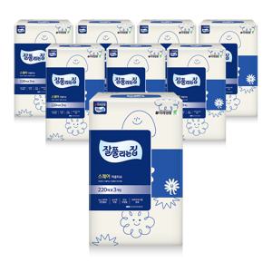 스퀘어 미용티슈 220매 x 3입 x 8팩