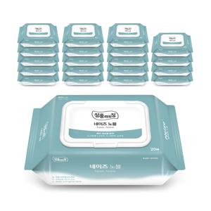 미래생활 네이즈 노블 유아물티슈 휴대캡형 20매 x 20팩