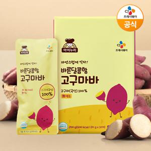 아이누리 바른달콤함고구마바 20gX10입 200g 3개입,5개입