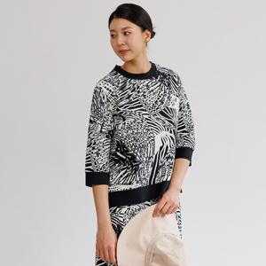 [최초가 162000원] 엘텍스 카오스라인 7부소매 탑 (AISPTN05) 블랙