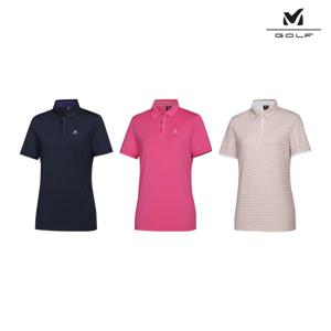 B UV차단 카라 반팔티셔츠 여성 3컬러 택1