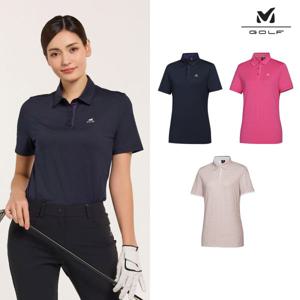 B 2+1 UV차단 카라 반팔티셔츠 여성