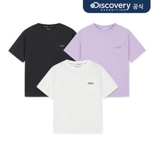 [디스커버리] 키즈 스몰로고 와펜 반팔티셔츠 3종 택1