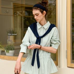 밴딩스트라이프셔링남방/셔츠 (정상가 73800원)