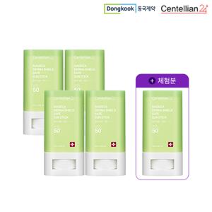 [1개 통째로 체험분] 동국제약 마데카 수딩 선스틱 5개