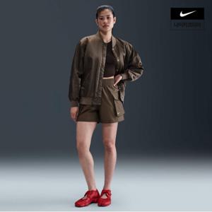 여성 에센셜 우븐 하이웨이스트 5인치 카고 쇼츠 HM6983-004