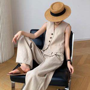 [브리치] 제로투올샵 / 여름 패션 디자인 투피스 정장세트 여성정장 스타일리시 카키 세트