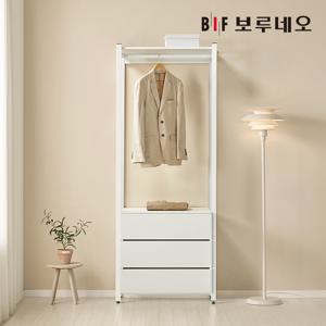 아이든 시스템 행거 철제 드레스룸 800 3단 서랍장