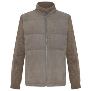 AUSTINREED HC06 라이트베이지 소매 니트 배색 스웨이드 경량 (24이월) AJJ24408 (43185860)