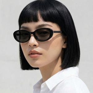 선글라스 SLM154K 001 오벌 여성 아시안핏 명품 패션
