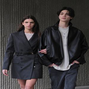 [정가459000원] 더블버튼 테일러드 셋업 원피스 EMQ1WOP010