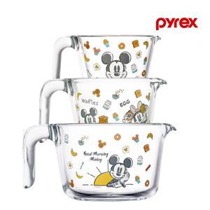 파이렉스 디즈니 계량컵 3P (250ml, 500ml, 1000ml)