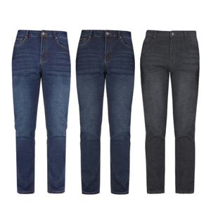 (진청 중청 흑청) 남성 봄가을 일자 기본 청바지 2026