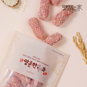 김규흔 한과 달콤한 백련초 유과 레드 120g