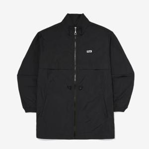 휠라 여성 크링클 롱기장 바람막이 FS2JKG1152F_BLK