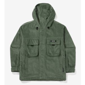 휠라 남여공용 코듀로이 후드 바람막이 FS2JKF4132X_DTG