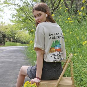 [재입고] 카라반 캠퍼 그래픽 반팔티셔츠 FST158 / 4color