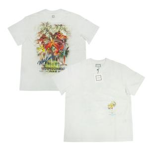 25SS 야자수 그래픽 반팔 티셔츠 화이트 W251TS04716W