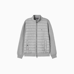 믹스 미디어 스탠드칼라 재킷 (T12F6TKJ070MT1P91)