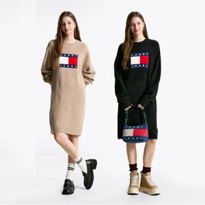 [정상가: 239000원] 타미진스 플래그 스웨터 원피스 2종 택1 (T32F7WOP15TWT1)