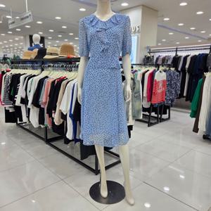 여성 정장 25신상  땡땡이 쉬폰 여름 원피스 브랜드 JAFU5WOP530_US